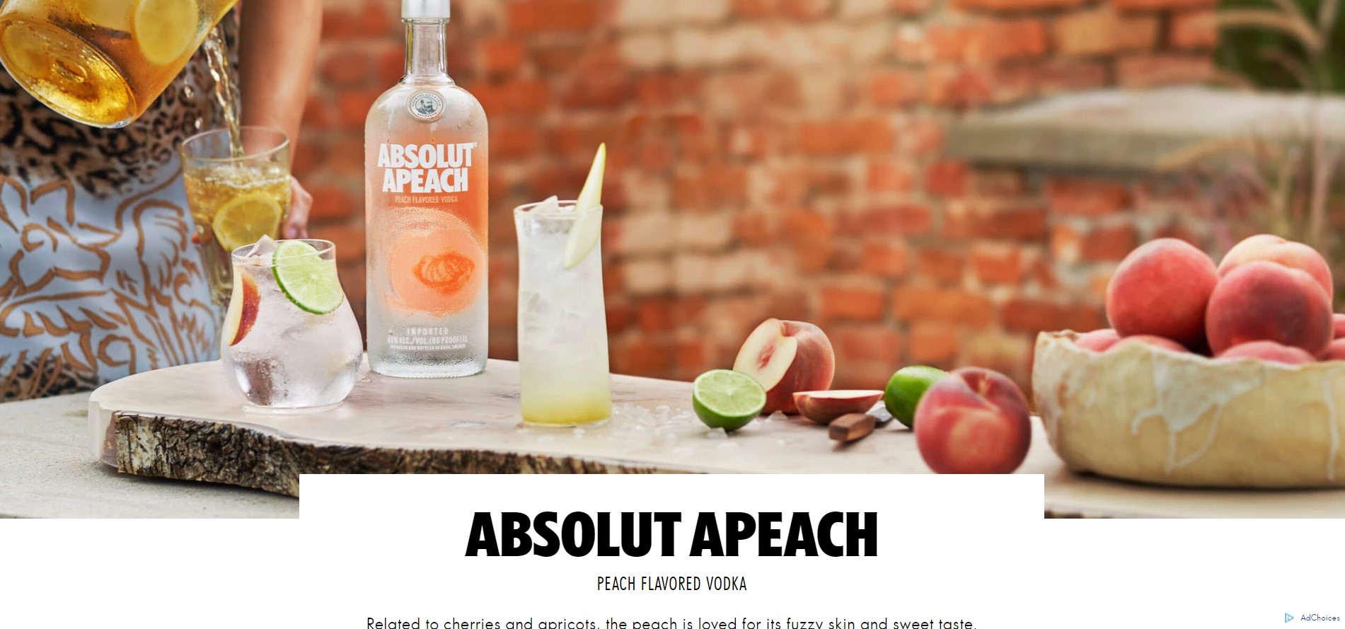 Absolut Vodka Apeach
