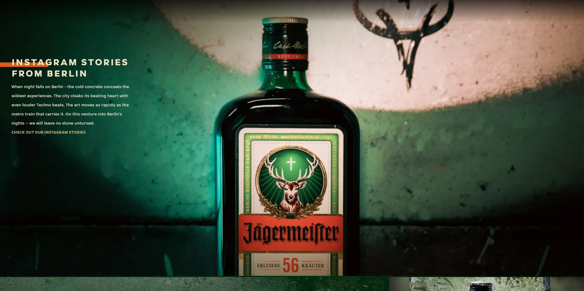 Jagermeister main page